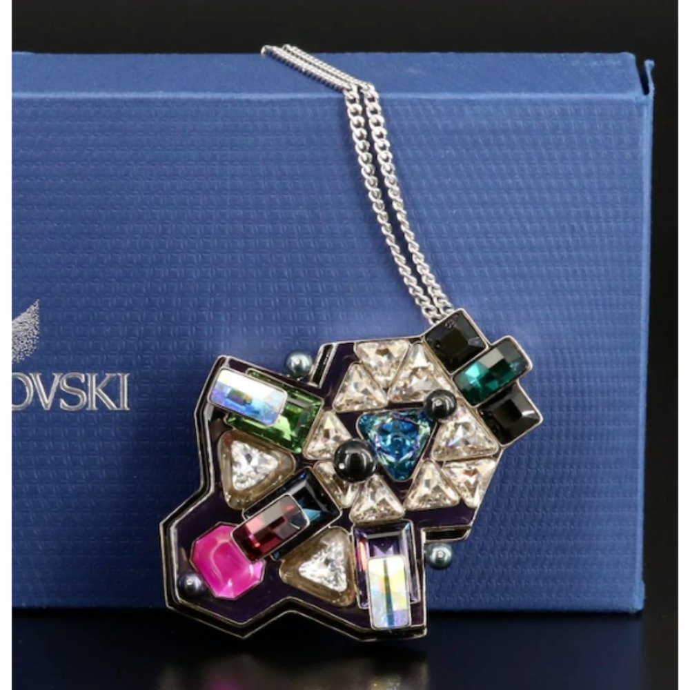 NIB Swarovski Buzz Crystal Pendant Necklace